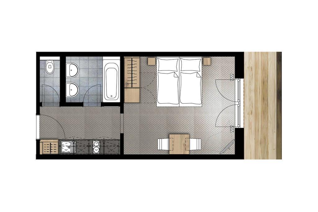 اوبرغورغل Gurglhof Apartmenthaus الغرفة الصورة