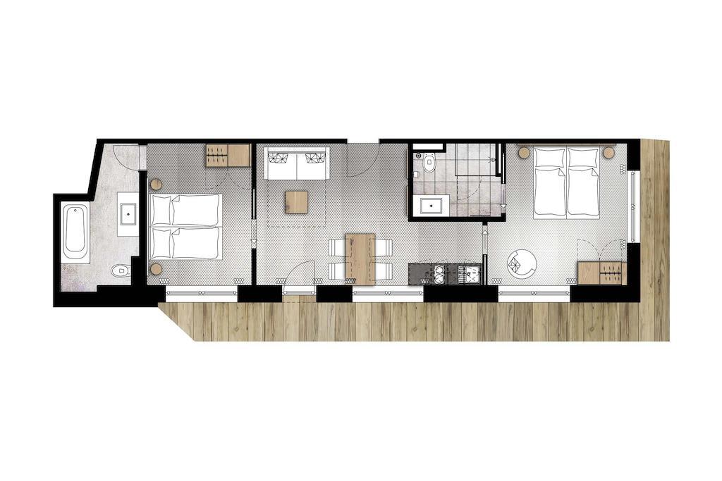اوبرغورغل Gurglhof Apartmenthaus المظهر الخارجي الصورة